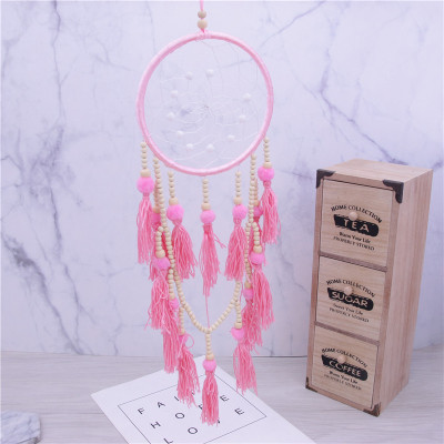 Dream catcher hanging ornaments maid heart room bedroom decoration wedding hanging ornaments feather pendant