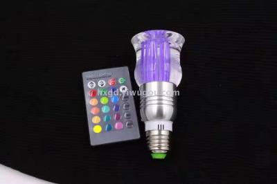 RGB3W remote control small lights small magic ball bluetooth crystal lamp art lamp