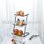 Three-tier tie yi cake rack afternoon tea heart rack fruit cake tray dessert table set out a wedding birthday decoration