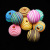 DIY accessories handmade beaded material ceramic thread bead round bead loose wool ball