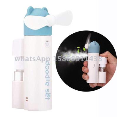 Slingifts Handheld Fan Mini Water Spray Fan Portable Misting Fan USB Rechargeable Fan