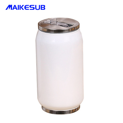 Creative straw water cup delicate can straight cup high quality stainless steel thermos GMBH cup student holding the cup