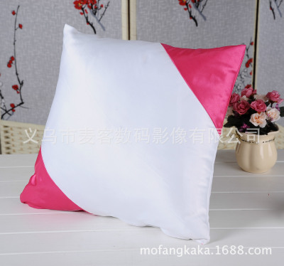 Thermal transfer printing blank pillow cover color striking pillow cover Thermal transfer printing blank pillow wholesale