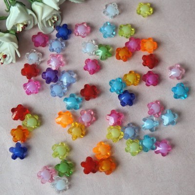 Manufacturing Direct Transparent Acrylic Beads in Beads 12mm DIY Children's Puzzle Beaded Accessories Materials