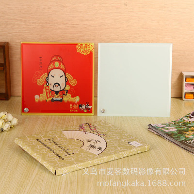 Glass painting heat transfer crystal Glass consumable heat transfer crystal Glass photo frame white embryo bl-25