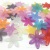 Frosted plastic flower transparent acrylic six-leaf Daisy flower tiara accessories tiara