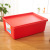 Plastic storage box snacks storage box has a cover sorting box sundry storage box toys storage desktop storage