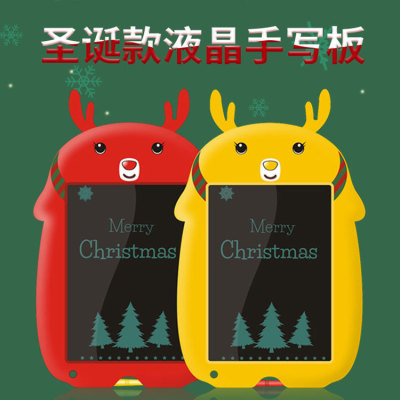 Christmas Cartoon Drawing Board Color Bold Notes