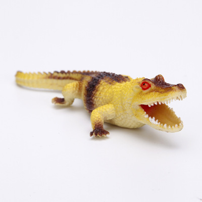 Plastic imitation animal crocodile toy model children gift recognition knowledge early education products manufacturers direct sales