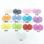 18 * 20 mm colored Frosted monochromatic hanging perforated piece Chinese cabbage plastic resin leaf DIY beaded jewelry