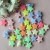 Factory Direct AB Color Plastic Five-Pointed Star Beads 14mm Color Straight Hole Acrylic Stars DIY Ornament Accessories