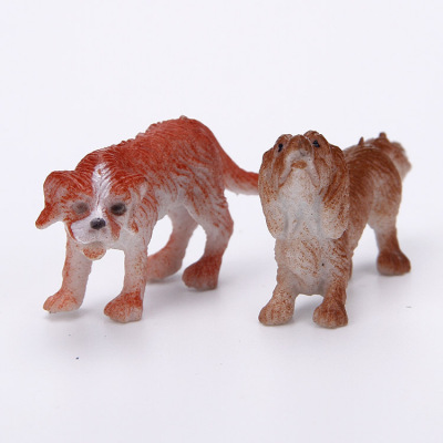 Plastic wildlife model set: animal learning toy for children