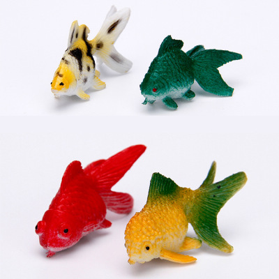 Toy science and technology Toy simulation goldfish goldfish model zoo express goldfish realistic