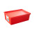 Plastic storage box snacks storage box has a cover sorting box sundry storage box toys storage desktop storage