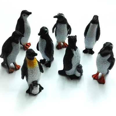 Imitation sea animals Imitation penguin children early education cognitive products Imitation penguin model animal display