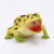 Puzzle toy frog model toy plastic simulation na nianhua sound animal stall toy wholesale hot sale