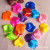 The Manufacturers Direct Bright color chip hanging Bead 28mm size Acrylic Leaf Rose Beaded material