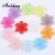 Color Frosted six-petal flower beaded material/tree Accessories, handmade materials for DIY