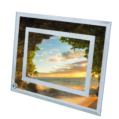 Glass painting heat transfer crystal Glass painting consumable heat transfer crystal Glass photo frame white embryo bl-04