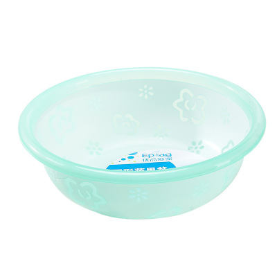 517 household plastic washbasin two-color plum flower basin