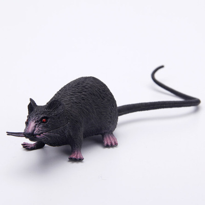 Tricolor plastic mouse model toys are selling like hot cakes at Halloween manufacturers