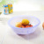 517 household plastic washbasin two-color plum flower basin