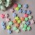 Factory Direct AB Color Plastic Five-Pointed Star Beads 14mm Color Straight Hole Acrylic Stars DIY Ornament Accessories