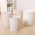 Rattan style living room plastic trash bin office wastebasket kitchen garbage bucket household garbage can