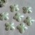 Factory Direct Sales Mid-Hole Four-Petal Flower Imitation Pearl 33mm ABS Flower Patch DIY Beaded Jewelry Accessories