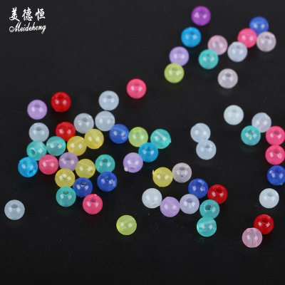 4mm Jelly Beads Hot Hairpin Headdress Beads DIY String Beads Materials Wholesale Cartoon Pendant Accessories