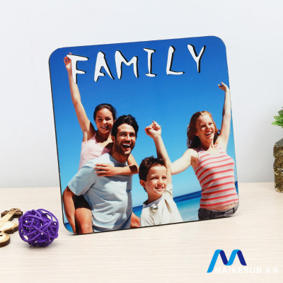 Creative Family hollow out MDF board frame high quality blank heat transfer board rimless frame manufacturers direct sales