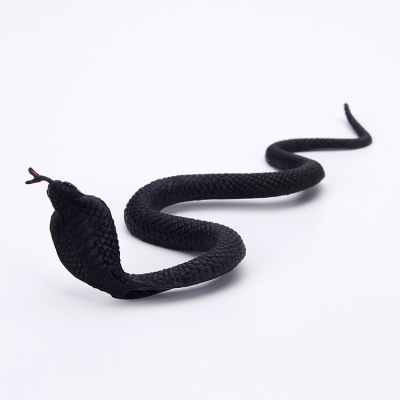 Children's toy snake horror toy snake soft snake plastic toy animal model fake snake