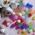 Manufacturers direct acrylic beads 6mm straight hole jelly beads diy accessories bracelet beads material