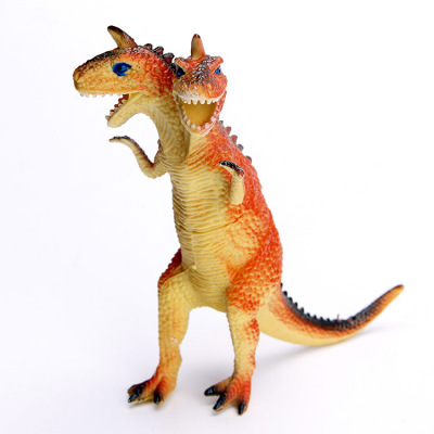 PVC dinosaur toy, two-headed model dinosaur children's favorite products were sold during the Jurassic period