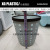 trash can plastic rubbish can dot hollow design fashion waste can garbage storage basket home office durable dustbin
