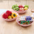 6621 factory wholesale color plastic heart design fruit tray fruit and vegetable basket