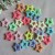 Manufacturers direct plating color star 28mm color acrylic star beads diy beads for children accessories materials