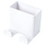 Sticky wall remote control storage box living room household wall hanging non-perforating jewelry storage rack plug earphone storage box