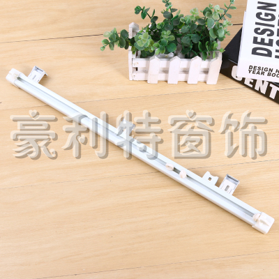 With sliding rail design curtain small short curtain punched fixed curtain rod rental room window toilet small window applicable