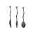 Small fresh branch branch knife spoon, fork creative stainless steel spoon, stir coffee complimentary fruit fork spoon with hand gift