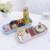 Wheat straw mesa plastic storage box cutlery storage box desktop drawer square asphalt finishing rack