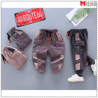 Children's pants baby anti-mosquito pants baby shorts summer foreign children 1-3 years old 789-point pants outside