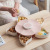 Petal candy box large snacks with cover candy bowl candy box household dry fruit box living room