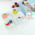 New Two-Pair Contact Lens Case Bottle with Tweezers Cartoon Fruit Elf Colored Contact Lenses Case Wholesale Customization