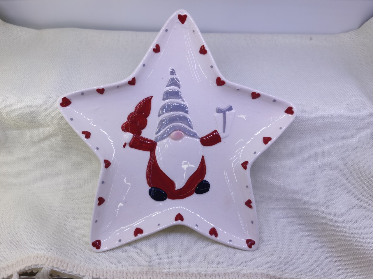 陶瓷盘圣诞盘子圣诞用品