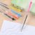 Factory Direct Sales Foreign Trade Press Simple Ballpoint Pen Color Plastic Transparent Rod Office Pen Customizable