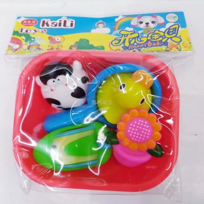 New [factory direct sale] basin outfit is lined with glue spoon animal beach play toy is just an outfit