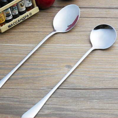 The Spoon Coffee Stir Spoon Stainless Steel Lengthened Spoon Ice Cream Ice Spoon Stainless Steel Spoon Wholesale