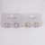 S925 silver needle pearl earring copper plated genuine gold set 4A zircon simple fashion high quality jewelry