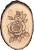 Manufacturers supply customized UV printing pine log pieces DIY wood crafts creative decorative decoration pendant
